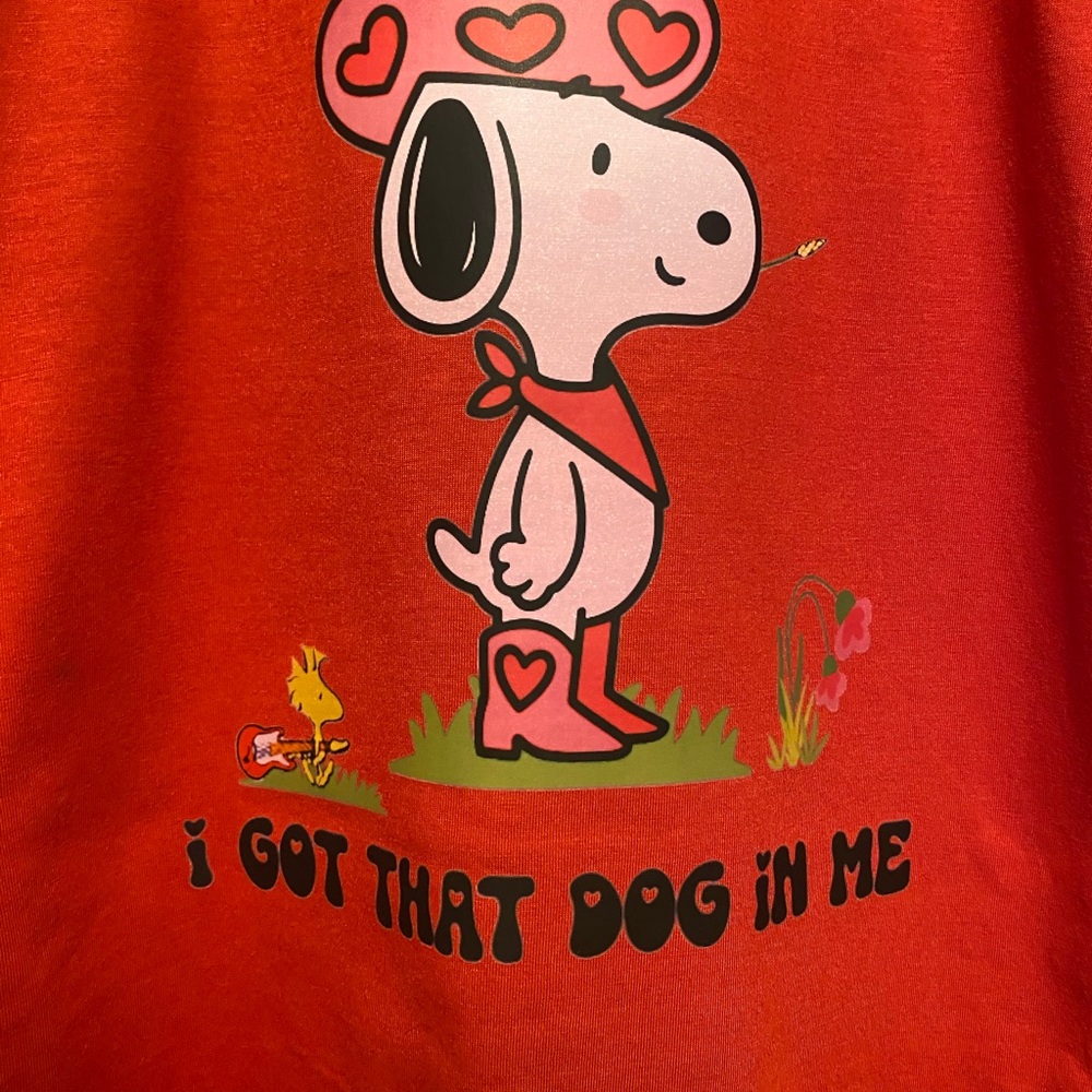 NWT!!  I GOT THAT DOG IN ME- SNOOPY stretch tee - Picture 2 of 6